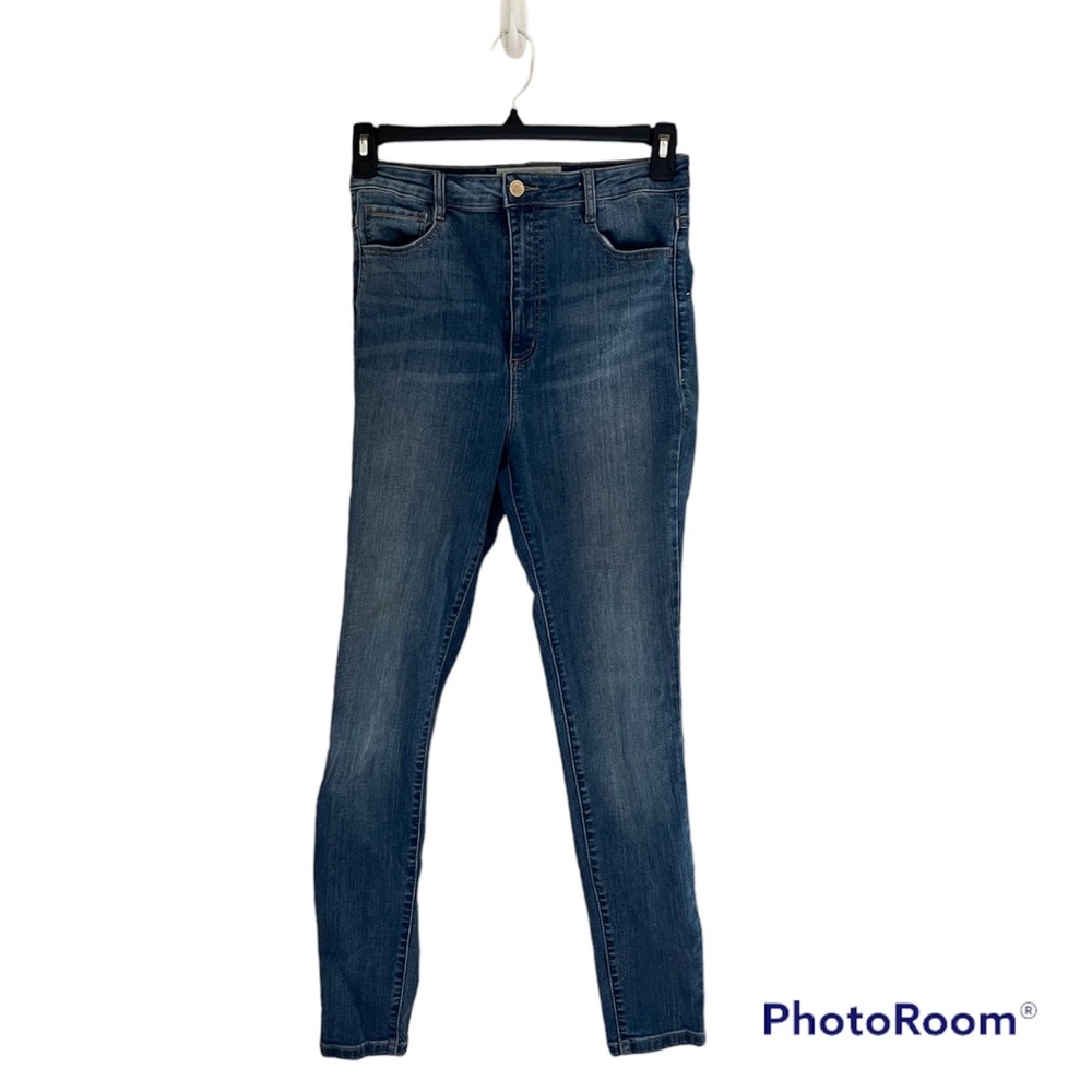 👖GARAGE: Women’s size 09 blue skinny jeans, w/belt loops & pockets, preowned. - Picture 1 of 15
